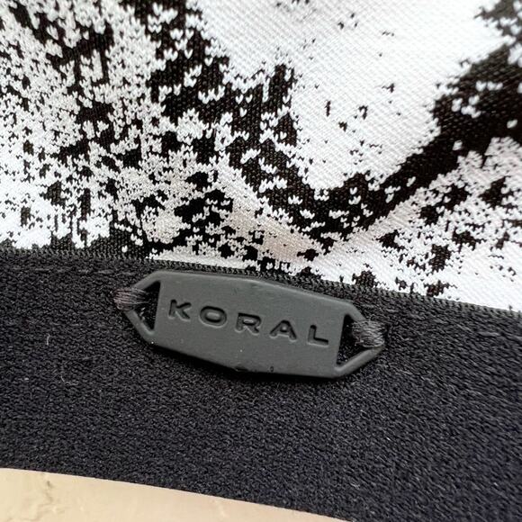 Koral python set bra and leggings gym workout black white small / medium - Picture 9 of 11